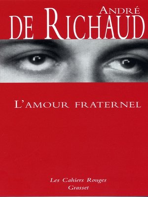 cover image of L'amour fraternel